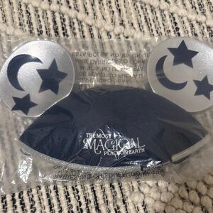Magical Navy and Silver Starry Ears Hat Disney parks